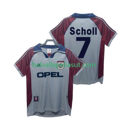 Jalkapallo Pelipaidat/Peliasut Bayern München Scholl 7 1999 Retro Kolmaspaita 1998 Lyhythihainen